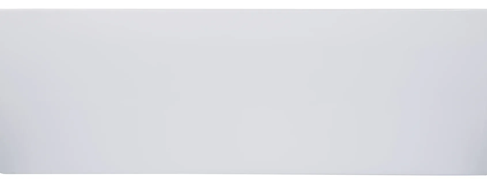 ALFI brand 67" Acrylic Free Standing Rectangle Soaking Bathtub, White, AB8859