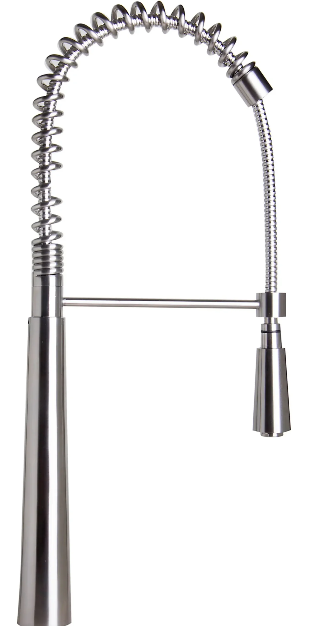 ALFI brand AB2039 Solid Stainless Steel Commercial Spring Kitchen Faucet
