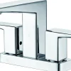 ALFI brand AB1020-PC Polished Chrome Two-Handle 4'' Centerset Bathroom Faucet