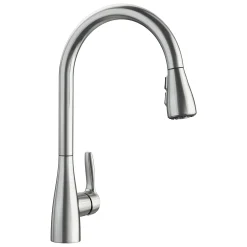 Blanco Atura 1.5 GPM Brass Kitchen Faucet, Pull-Down, Stainless, 442208