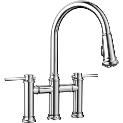 Blanco Empressa 1.5 GPM Brass Kitchen Faucet, Pull-Down, Polished Chrome, 442504