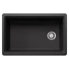 Blanco Inteos 30" Undermount Silgranit Workstation Kitchen Sink, Anthracite, No Faucet Hole, 443304