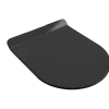 BOCCHI Milano Toilet Seat for 1632 model in Black, A0337-005