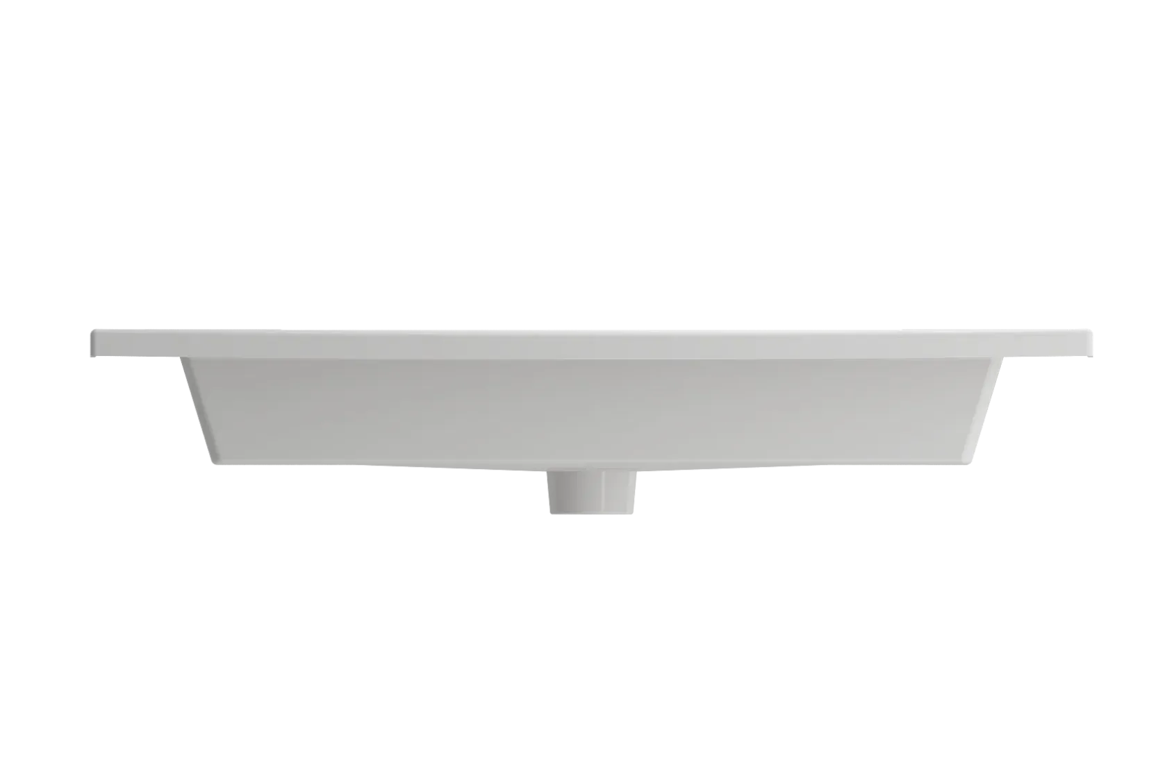 BOCCHI Ravenna 32" Rectangle Wallmount Fireclay Bathroom Sink, White, Single Faucet Hole, 1113-001-0126
