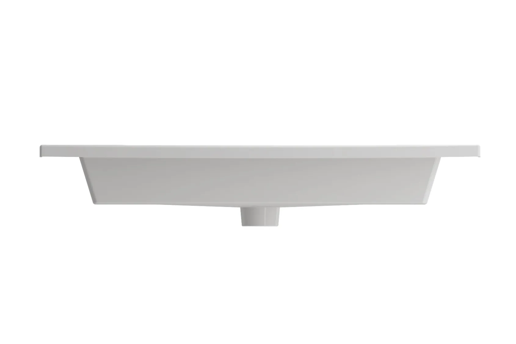 BOCCHI Ravenna 32" Rectangle Wallmount Fireclay Bathroom Sink, White, 3 Faucet Hole, 1113-001-0127