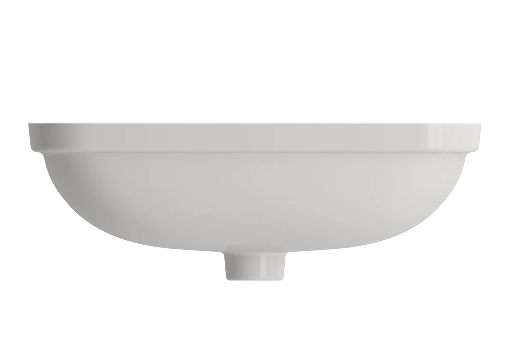 BOCCHI Scala 22" Rectangle Undermount Fireclay Bathroom Sink, Biscuit, 1006-014-0125
