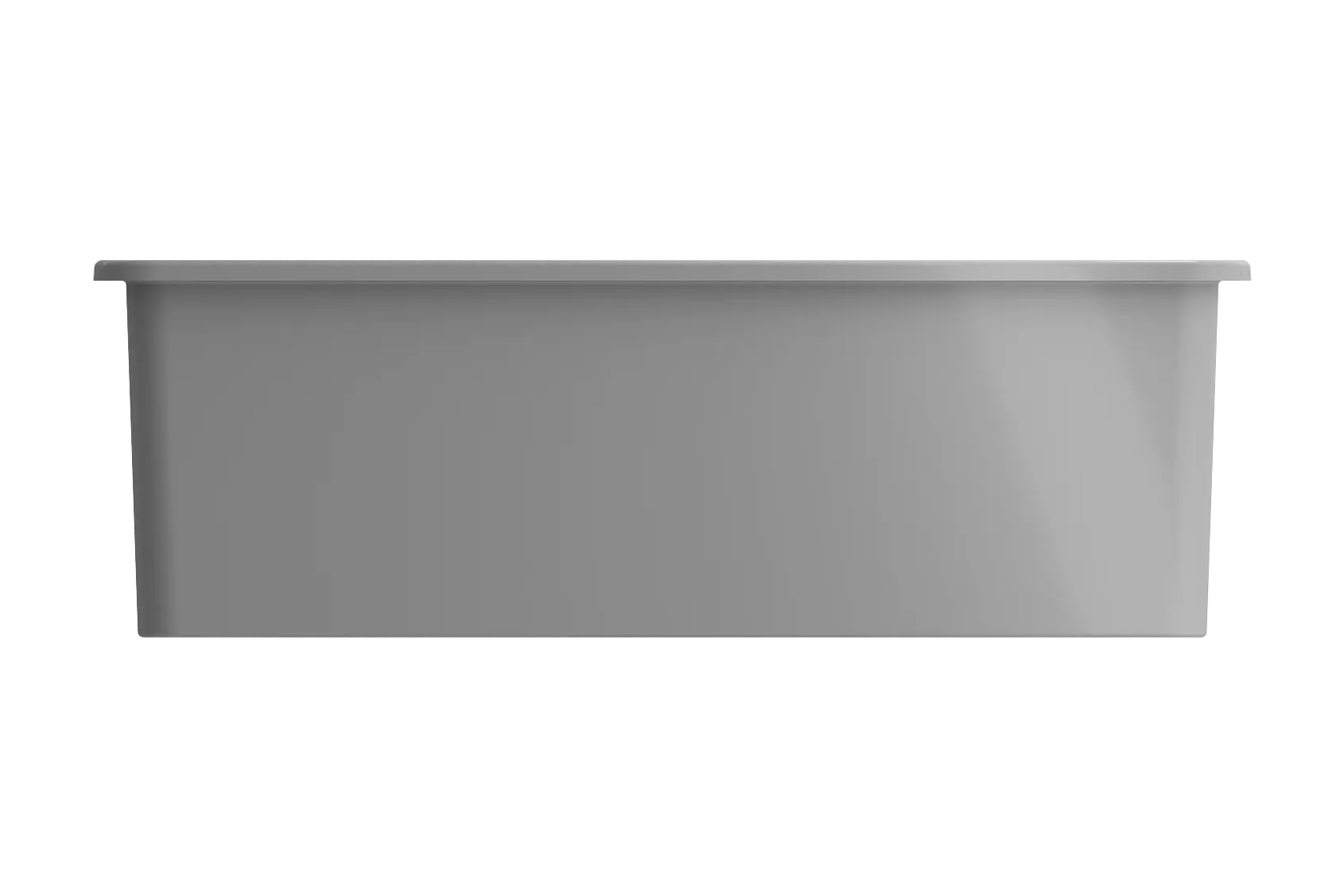 BOCCHI Sotto 33" Dual Mount Fireclay Kitchen Sink with Accessories, 60/40 Double Bowl, Matte Gray, 1506-006-0120