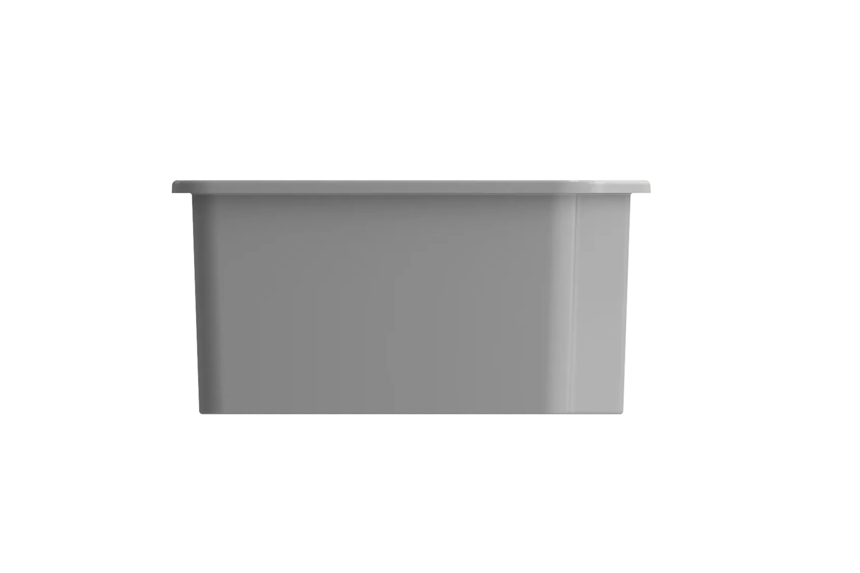BOCCHI Sotto 33" Dual Mount Fireclay Kitchen Sink with Accessories, 60/40 Double Bowl, Matte Gray, 1506-006-0120
