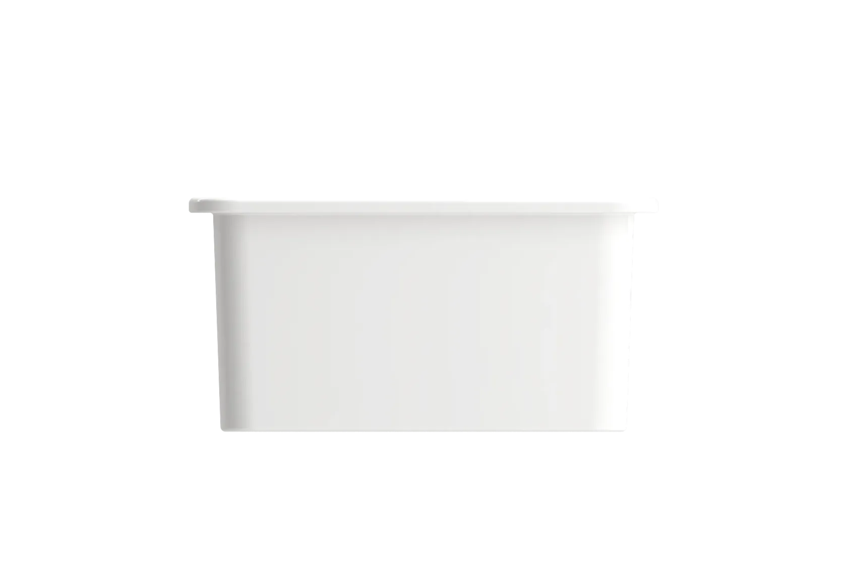 BOCCHI Sotto 18" Fireclay Undermount Single Bowl Bar Sink with Protective Bottom Grid and Strainer, White, 1359-001-0120