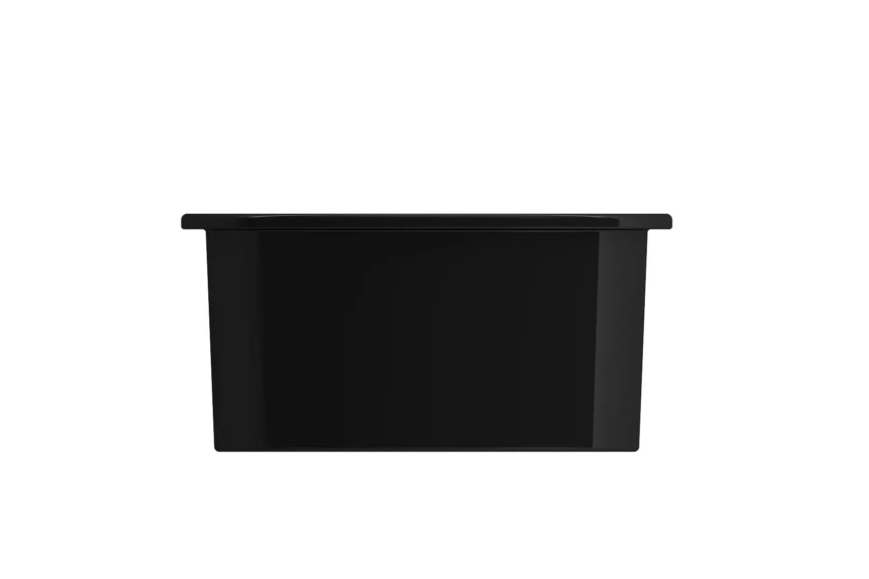 BOCCHI Sotto 18.5" Round Fireclay Undermount Single Bowl Bar Sink with Protective Bottom Grid and Strainer, Black, 1361-005-0120