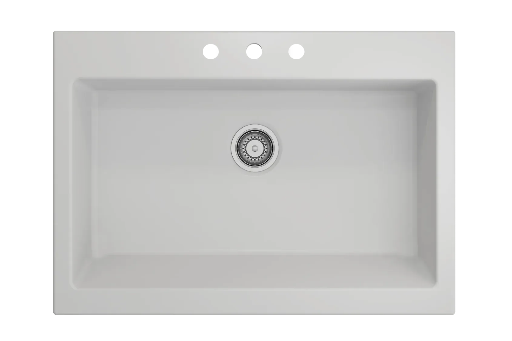 BOCCHI Nuova 34" Fireclay Retrofit Drop-In Farmhouse Sink with Accessories, Matte White, 1500-002-0127