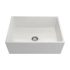 Crestwood 27" Fireclay Farmhouse Sink, White, CW-MOD-27-WHITE
