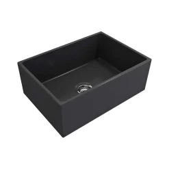 Crestwood 27" Fireclay Farmhouse Sink, Charcoal, CW-MOD-27-CHARCOAL