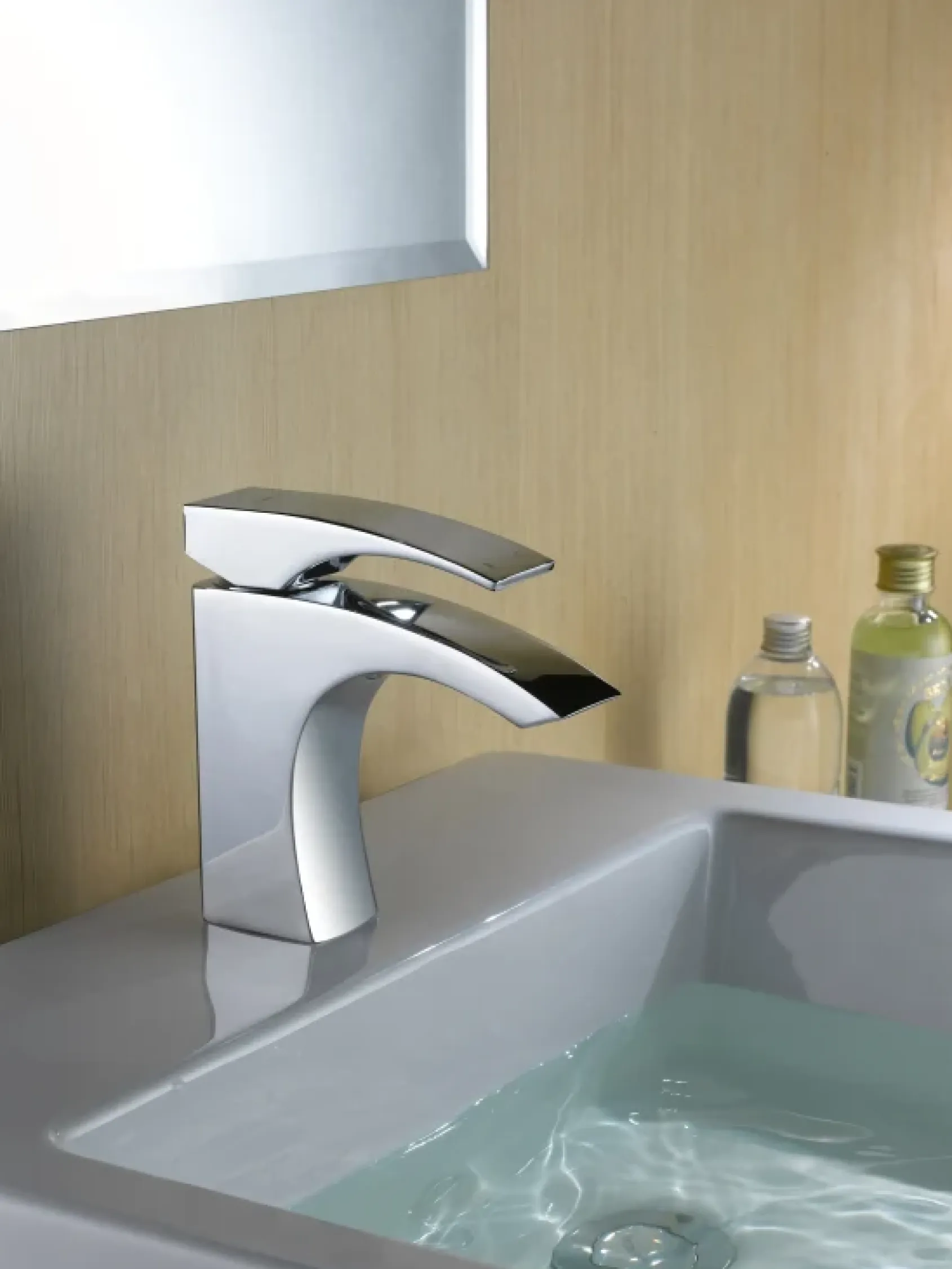 Dawn 5" 1.2 GPM Bathroom Faucet, Brushed Nickel, AB77 1586BN