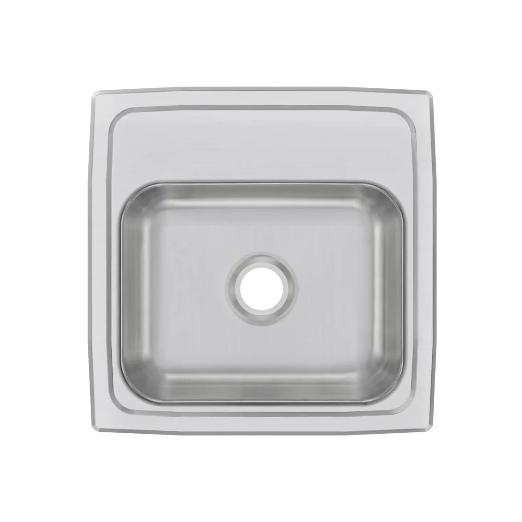 Elkay Celebrity 15" Rectangular Stainless Steel ADA Bar/Prep Sink, Brushed Satin, No Faucet Hole, BPSR150