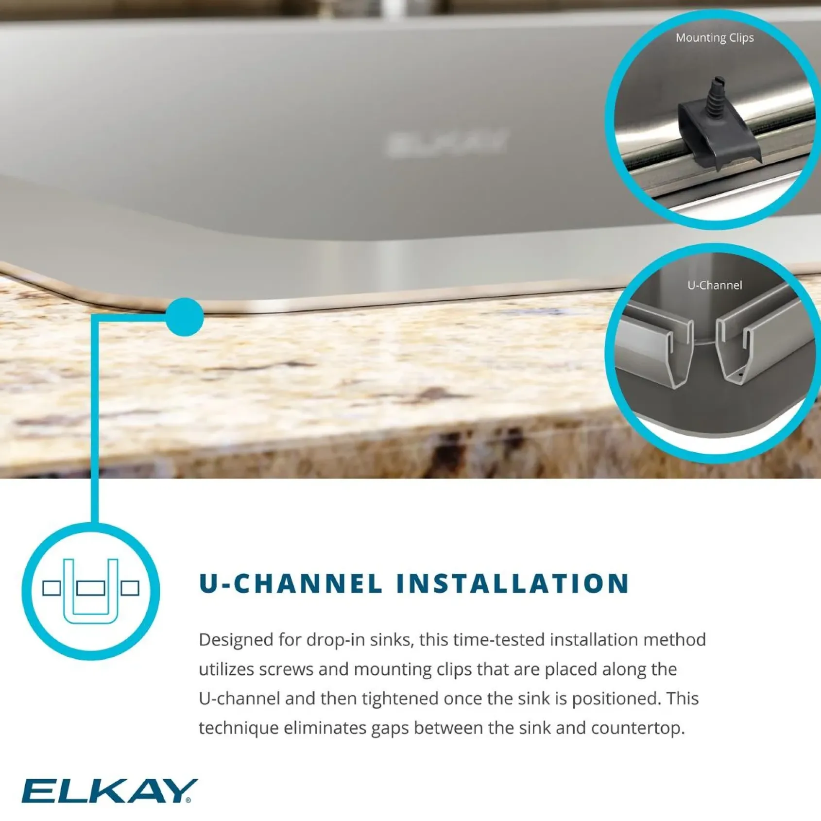 Elkay Crosstown 15" Stainless Steel Bar Sink Kit, Polished Satin, 1 Faucet Hole, ECTSR15159TBG1