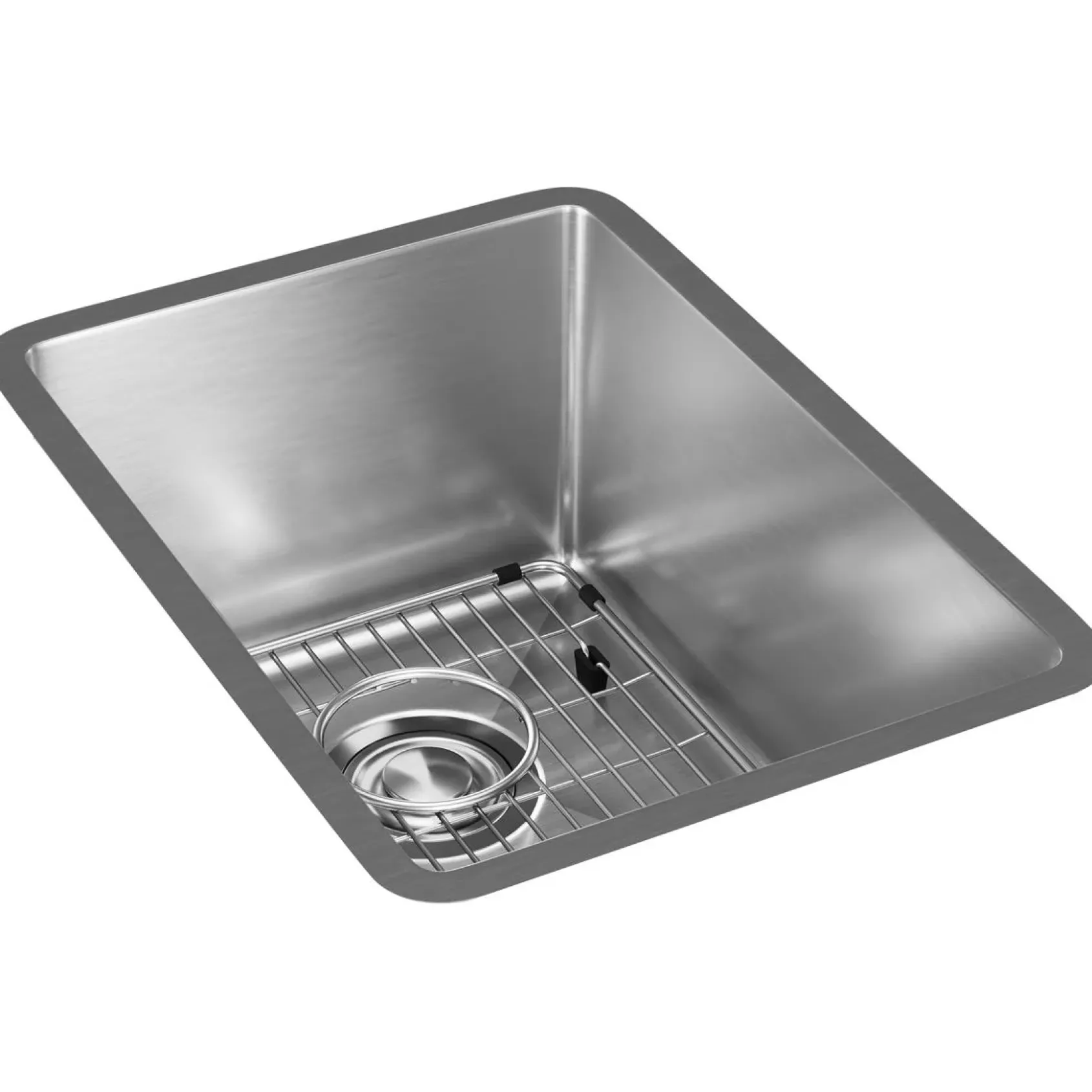Elkay Crosstown 14" Stainless Steel Bar Sink, Polished Satin, ECTRU12179TC