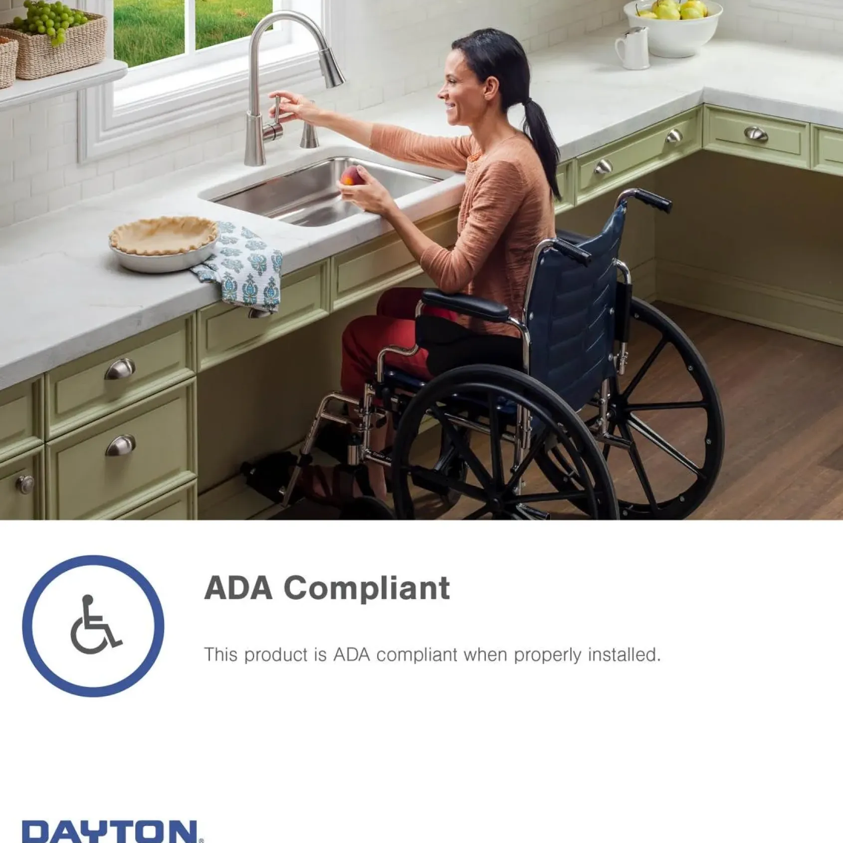 Elkay Dayton 17" Drop In/Topmount Stainless Steel Bar Sink, Single Bowl, Satin, 3 Faucet Hole, D117193