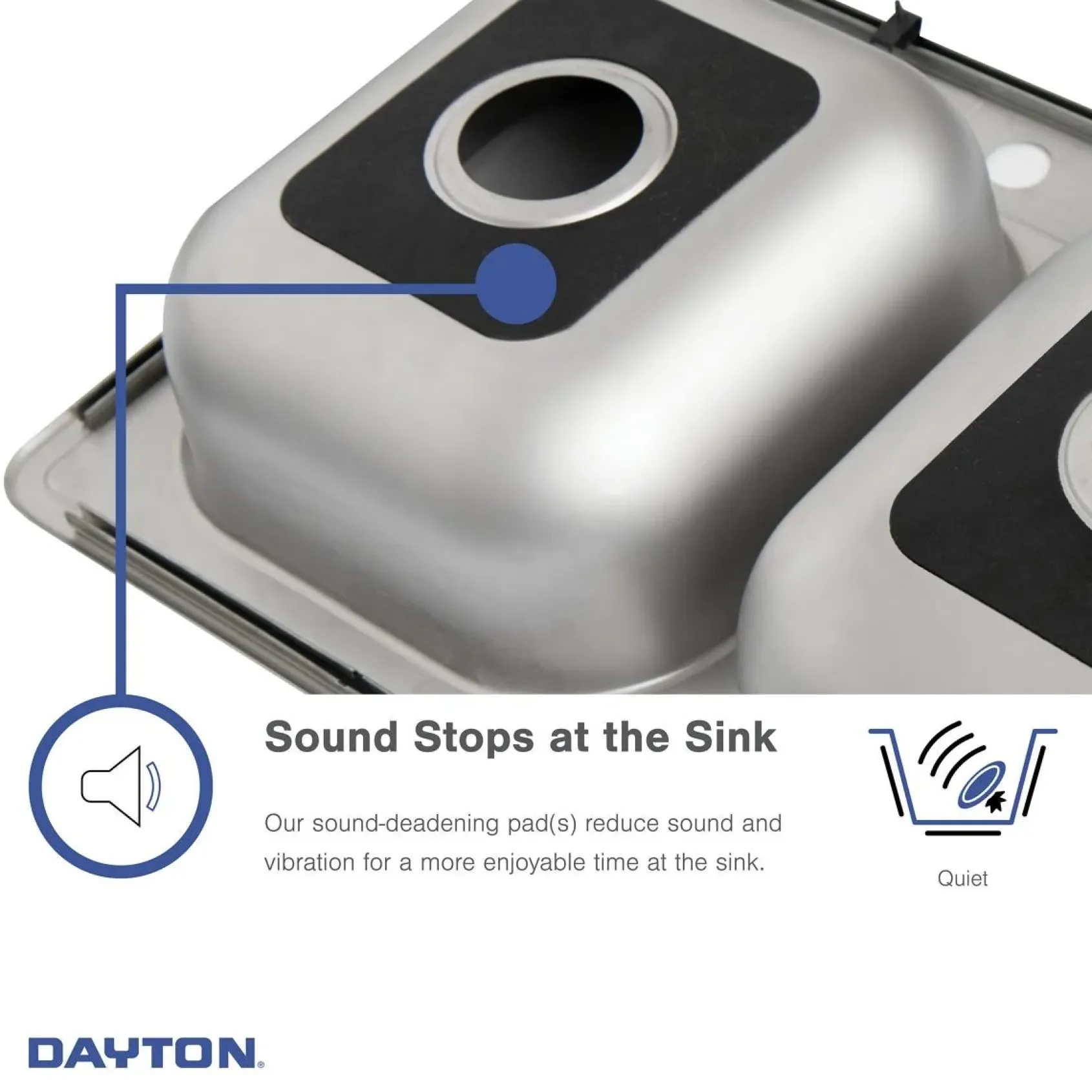 Elkay Dayton 17" Drop In/Topmount Stainless Steel Bar Sink, Single Bowl, Satin, 3 Faucet Hole, D117193