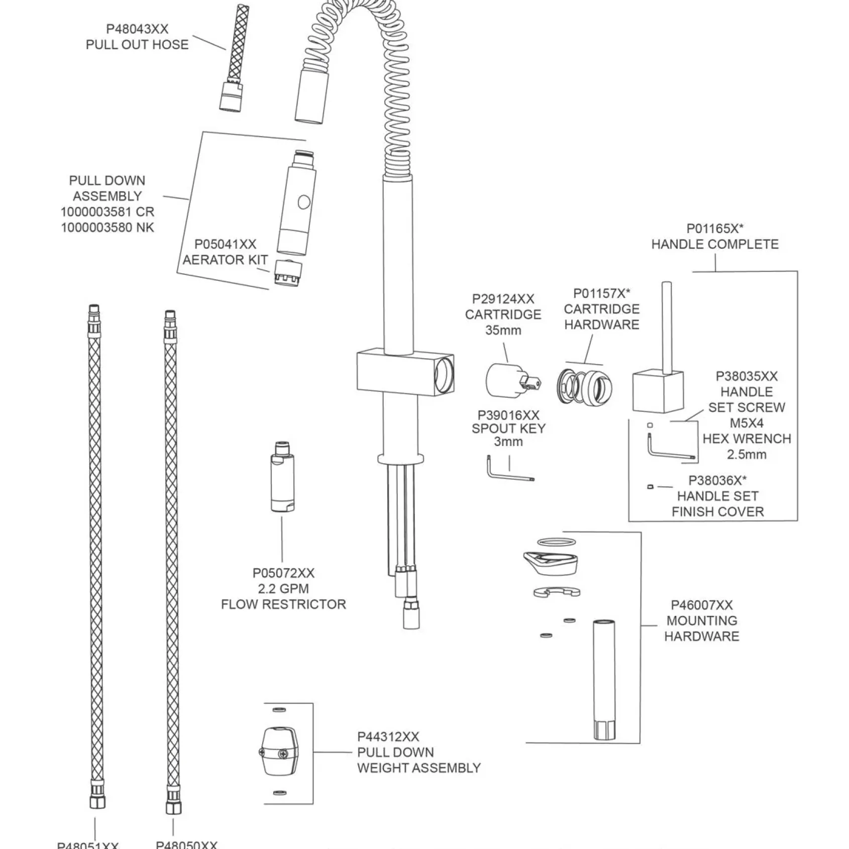 Elkay LKAV2031CR Avado Single Hole Kitchen Faucet with Semi-professional Spout and Lever Handle Chrome