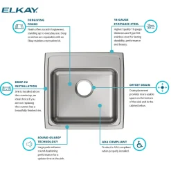 Elkay Lustertone Classic 20