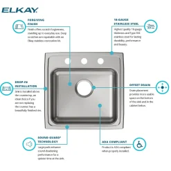 Elkay Lustertone Classic 20
