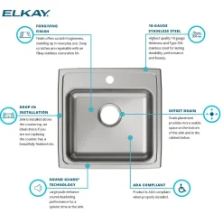 Elkay Lustertone Classic 20