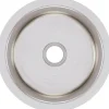 Elkay Lustertone Classic 14" Stainless Steel Kitchen Sink, 18 Gauge, Lustrous Satin, ELUH12FB