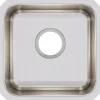 Elkay Lustertone Classic 15" Stainless Steel Kitchen Sink, 18 Gauge, Lustrous Satin, ELUH1212