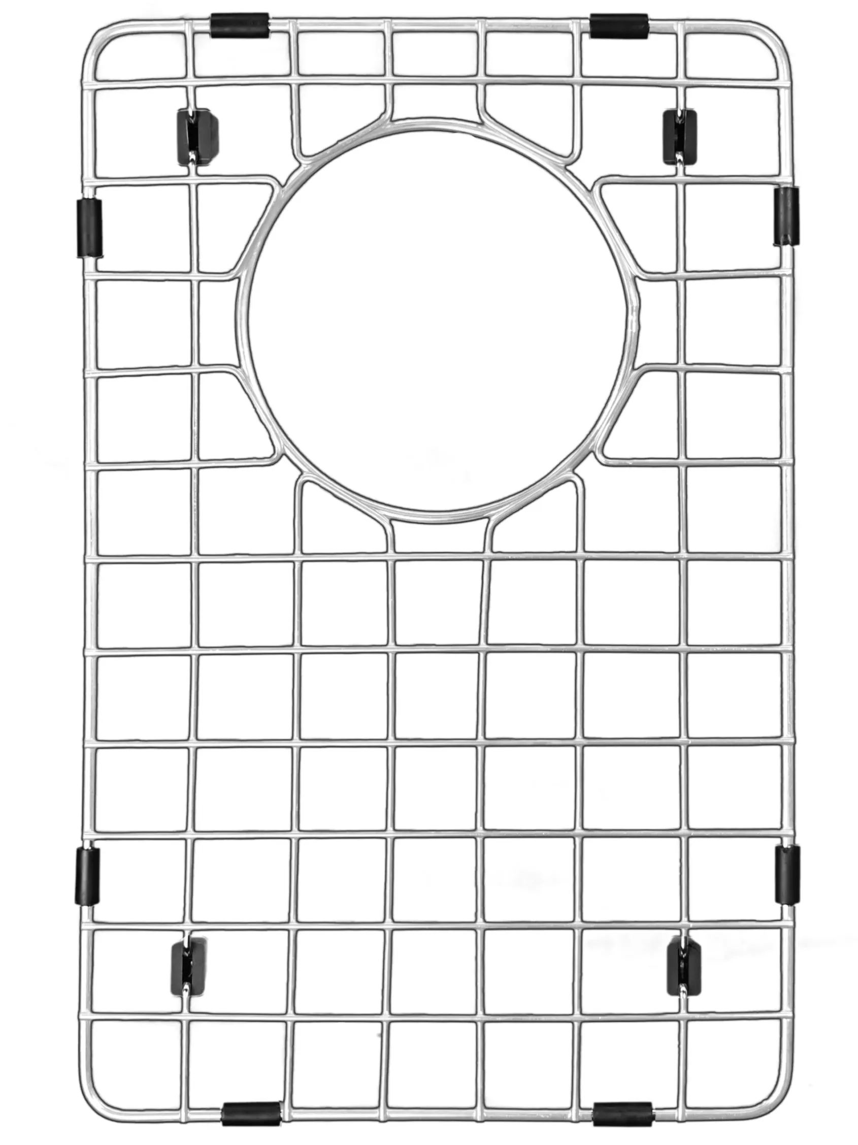 Karran 34" Drop In/Topmount Quartz Composite Kitchen Sink with Accessories, 60/40 Double Bowl, Black, QT-721-BL-PK1