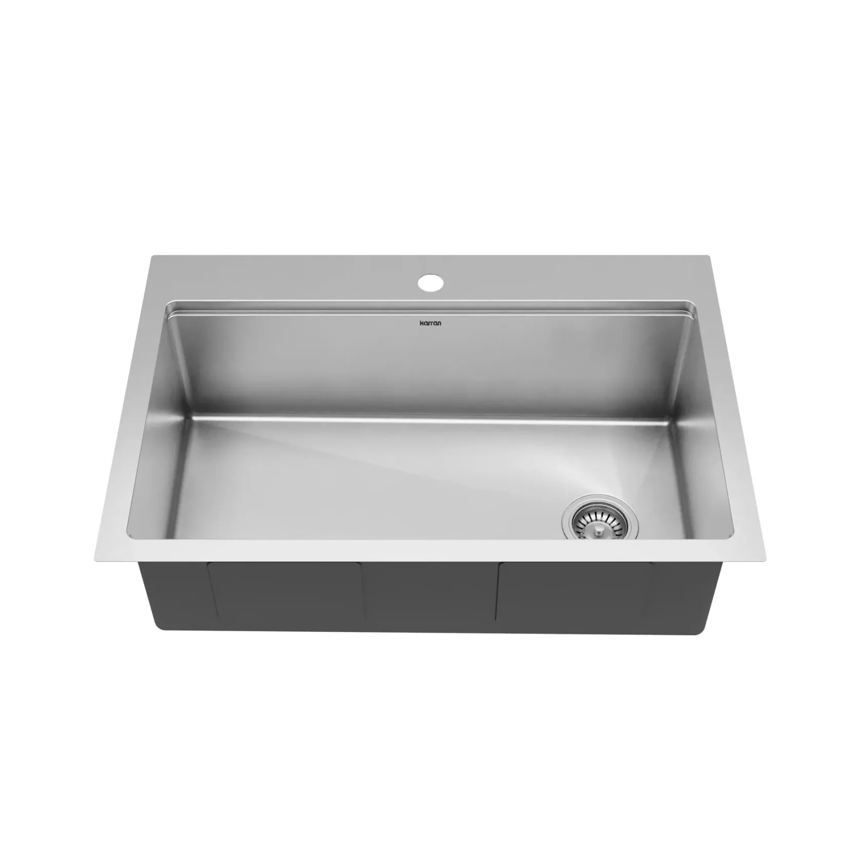 Karran Elite Workstation 33" Drop In/Topmount Stainless Steel Workstation Kitchen Sink with Accessories, 16 Gauge, WST-26-PK1