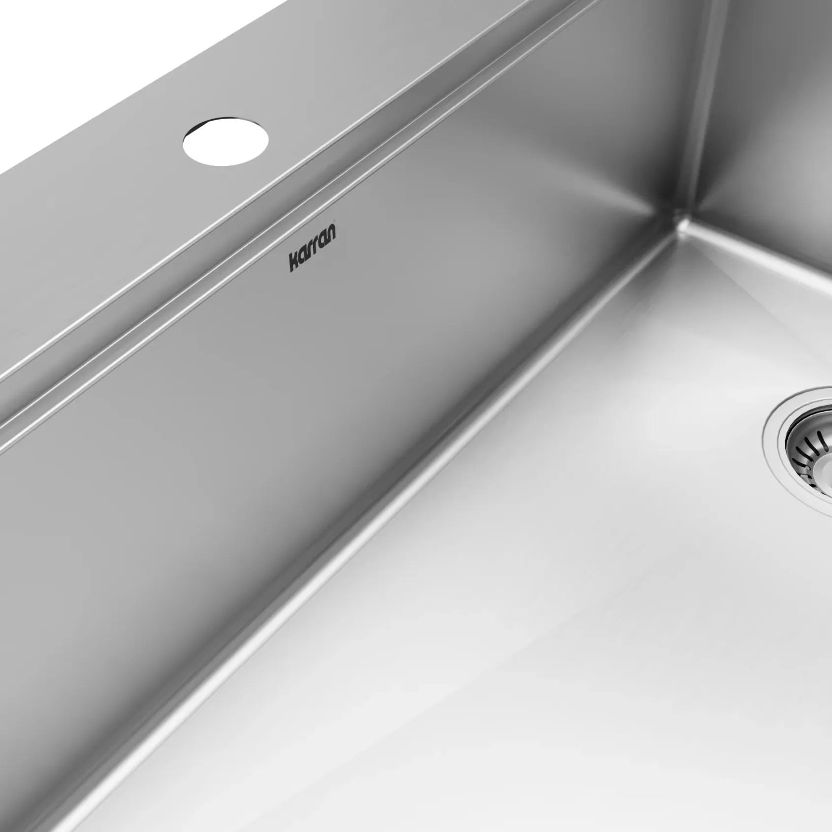 Karran Elite Workstation 33" Drop In/Topmount Stainless Steel Workstation Kitchen Sink with Accessories, 16 Gauge, WST-26-PK1