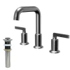 Karran Gillingham 1.2 GPM Double Lever Handle Lead-free Brass ADA Bathroom Faucet, Widespread, Gunmetal Grey, KBF534GG