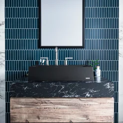 Karran Gillingham 1.2 GPM Double Lever Handle Lead-free Brass ADA Bathroom Faucet, Widespread, Gunmetal Grey, KBF534GG