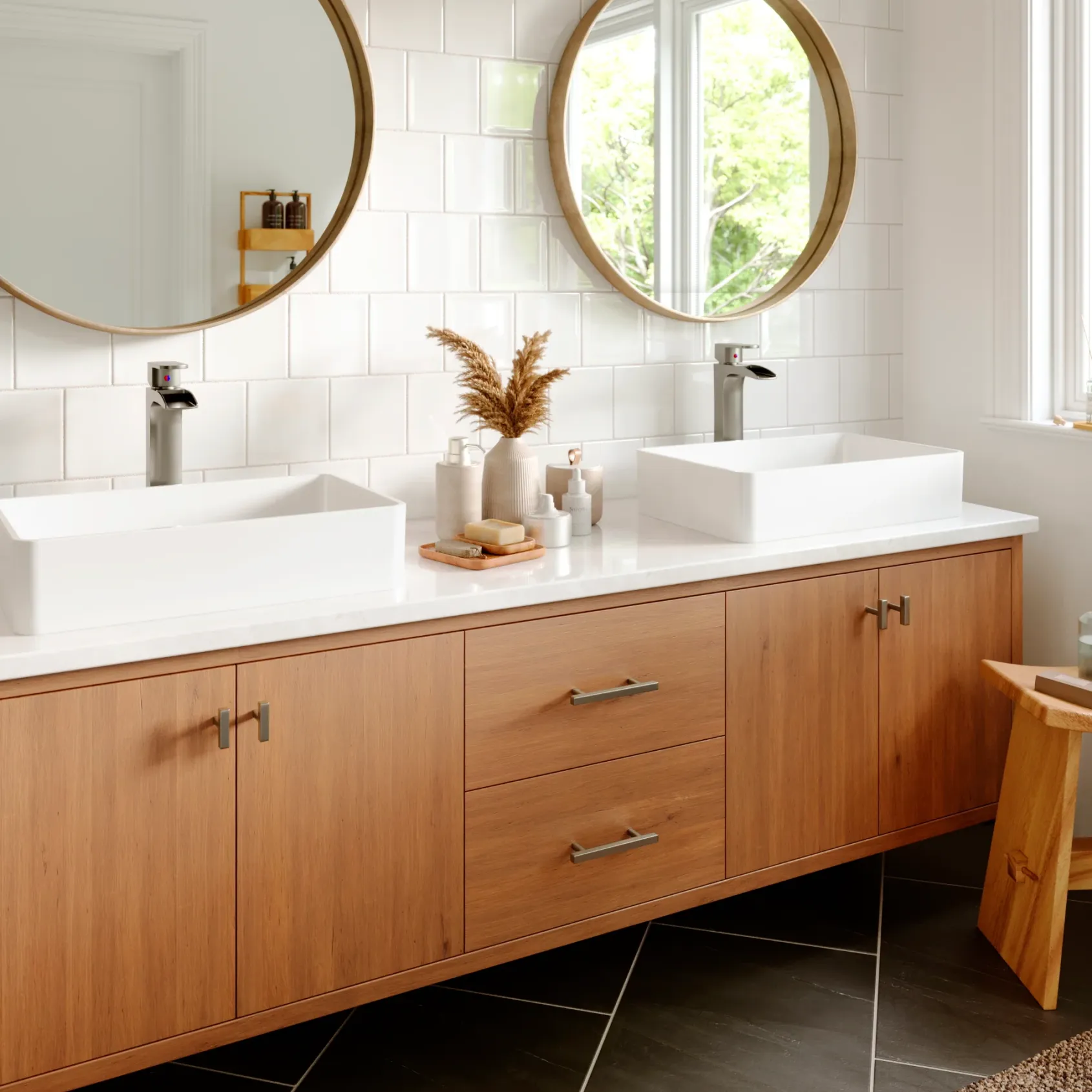 Karran Kassel 1.2 GPM Single Lever Handle Lead-free Brass ADA Bathroom Faucet, Vessel, Stainless Steel, KBF442SS
