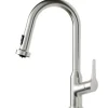 Karran Scottsdale 1.8 GPM Single Lever Handle Lead-free Brass ADA Kitchen Faucet, Pull-Down, Spot Free Stainless Steel, KKF250SFSS