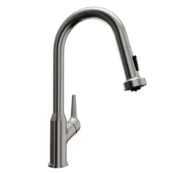 Karran Scottsdale 1.8 GPM Single Lever Handle Lead-free Brass ADA Kitchen Faucet, Pull-Down, Spot Free Stainless Steel, KKF250SFSS