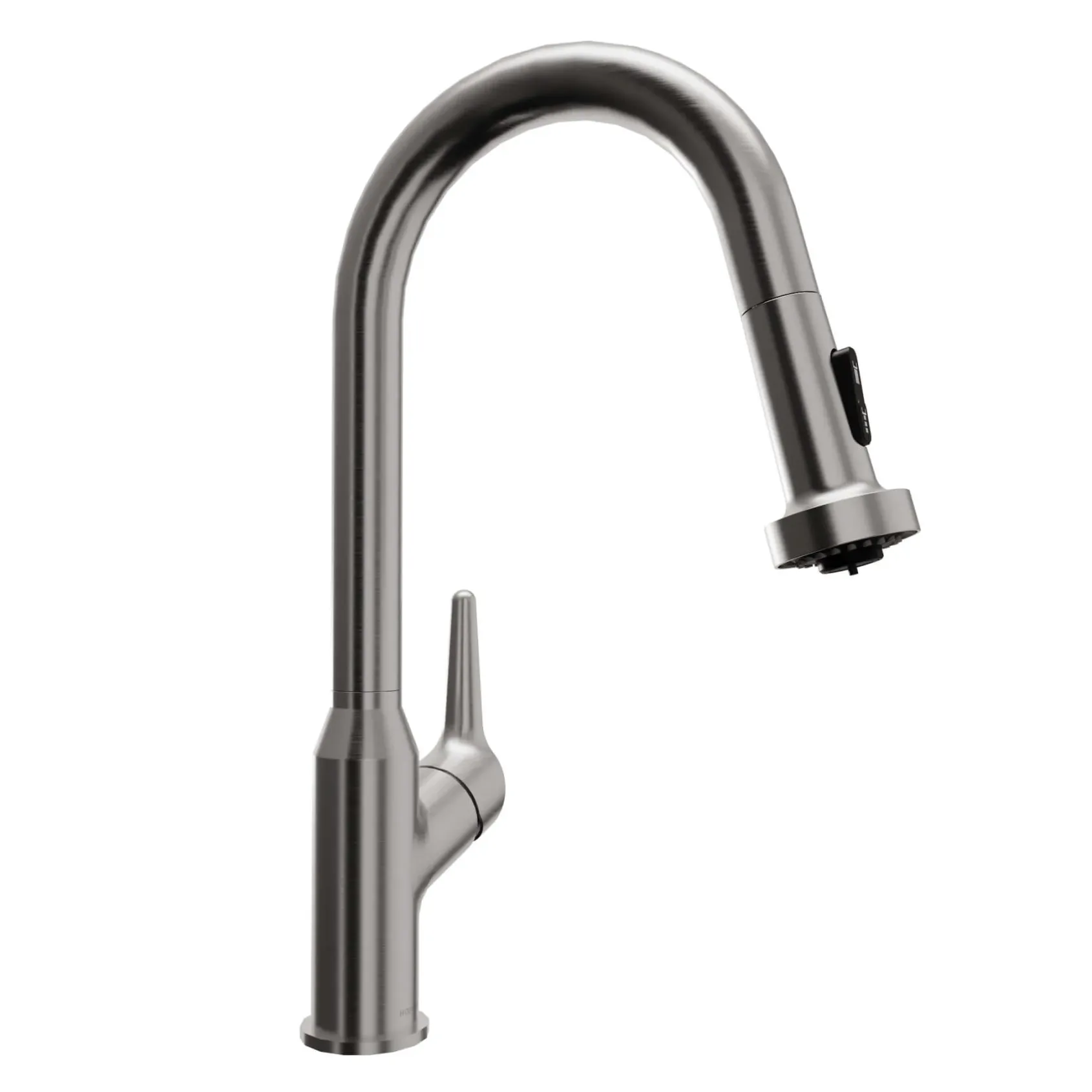 Karran Scottsdale 1.8 GPM Single Lever Handle Lead-free Brass ADA Kitchen Faucet, Pull-Down, Spot Free Stainless Steel, KKF250SFSS
