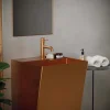 Karran Tryst 1.2 GPM Single Lever Handle Lead-free Brass ADA Bathroom Faucet, Basin, Brushed Copper, KBF460BC