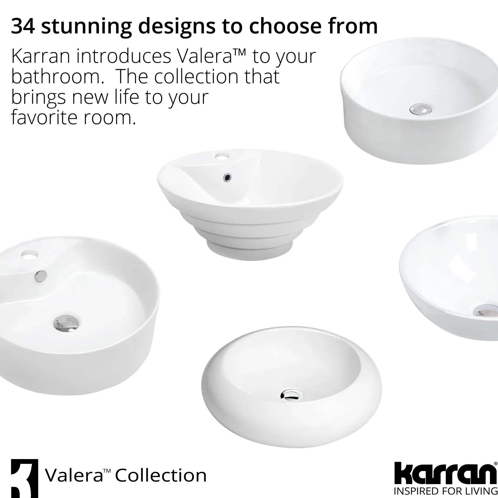 Karran Valera 19.875" x 15.75" x 4.5" Rectangular Vessel Vitreous China ADA Bathroom Sink, White, VC-511-WH