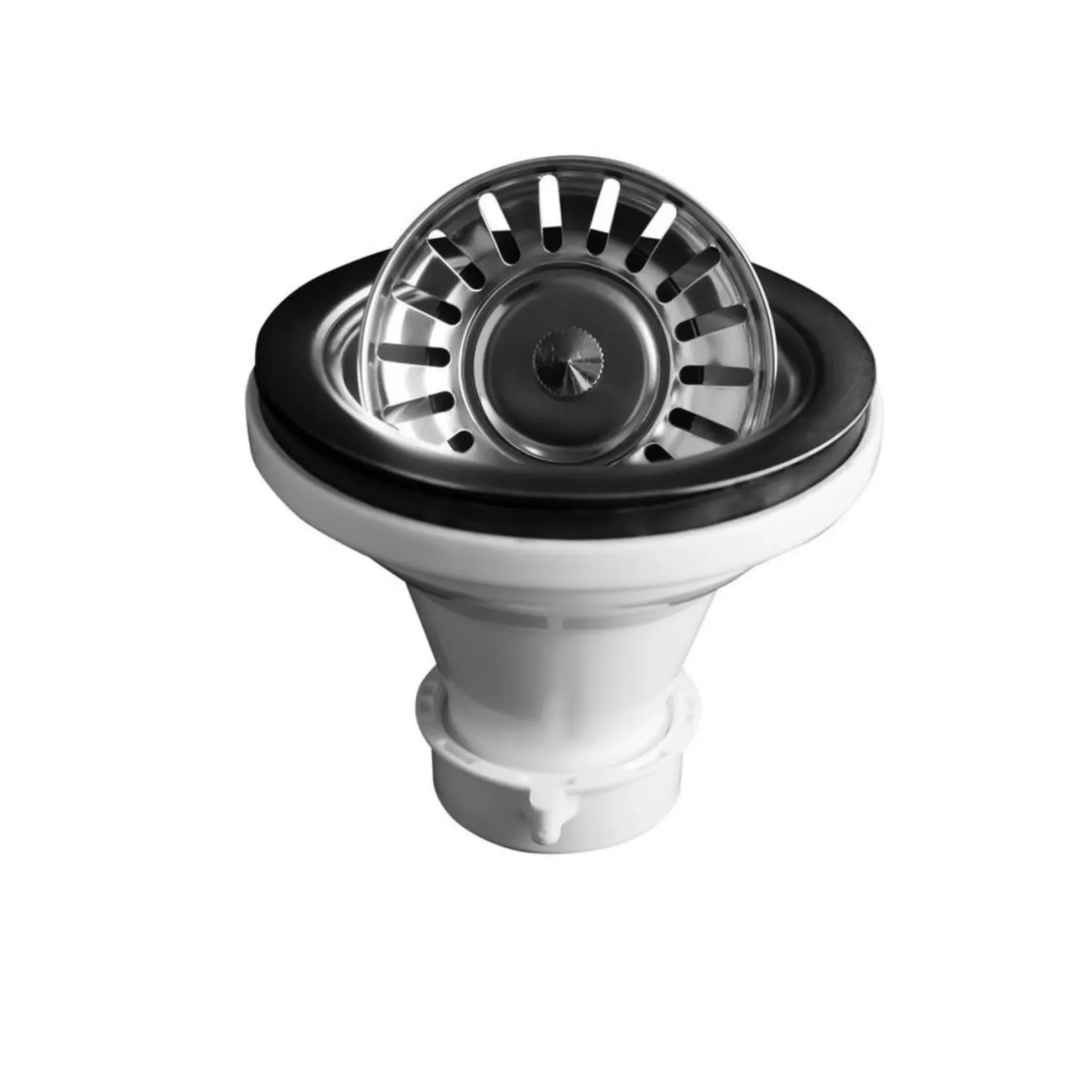 Karran 33" Drop In/Topmount Quartz Composite Kitchen Sink, Concrete, QT-670-CN-PK1