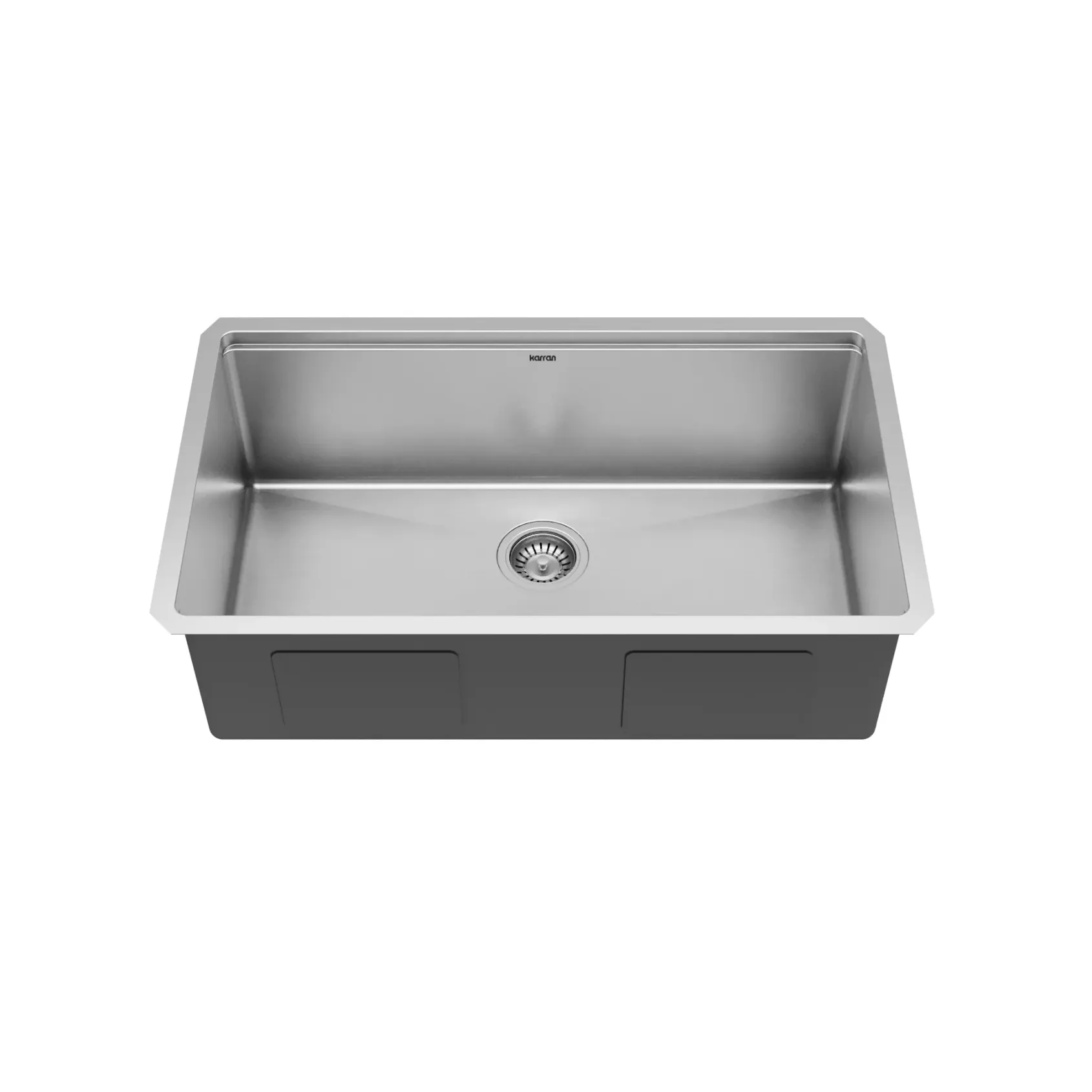 Karran Elite Workstation 32" Undermount Stainless Steel Kitchen Sink with Faucet, WS-37-PK3