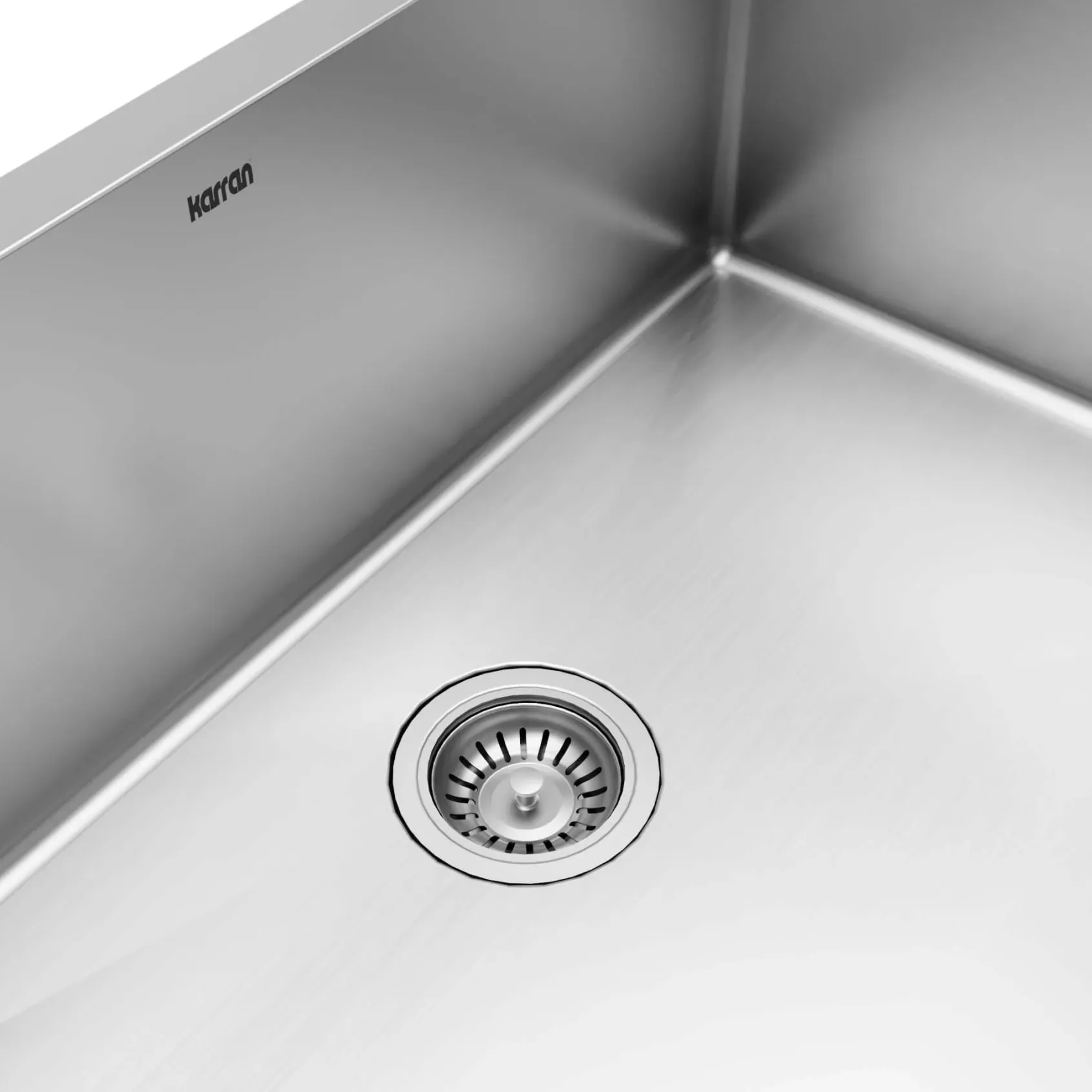 Karran 30" Stainless Steel Farmhouse Sink, 16 Gauge, EL-82-PK1