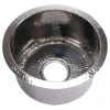 Nantucket Sinks Brightwork Home 15" Round Stainless Steel Bar/Kitchen Sink, 18 Gauge, RS15-SS