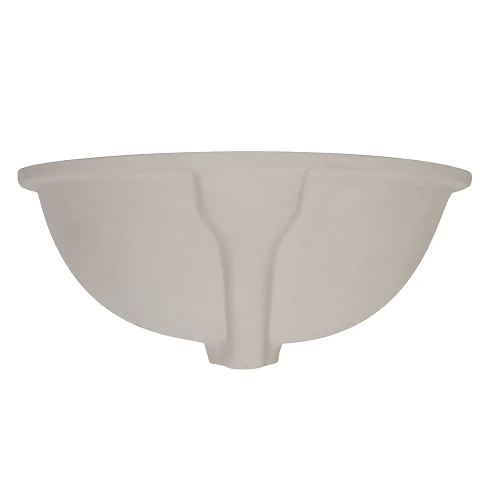 Nantucket Sinks Regatta 19" Fireclay Bathroom Sink, White/Gold, RC78340GRD