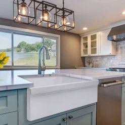 Nantucket Sinks Cape 36" Fireclay Farmhouse Sink, White, Yarmouth-36W