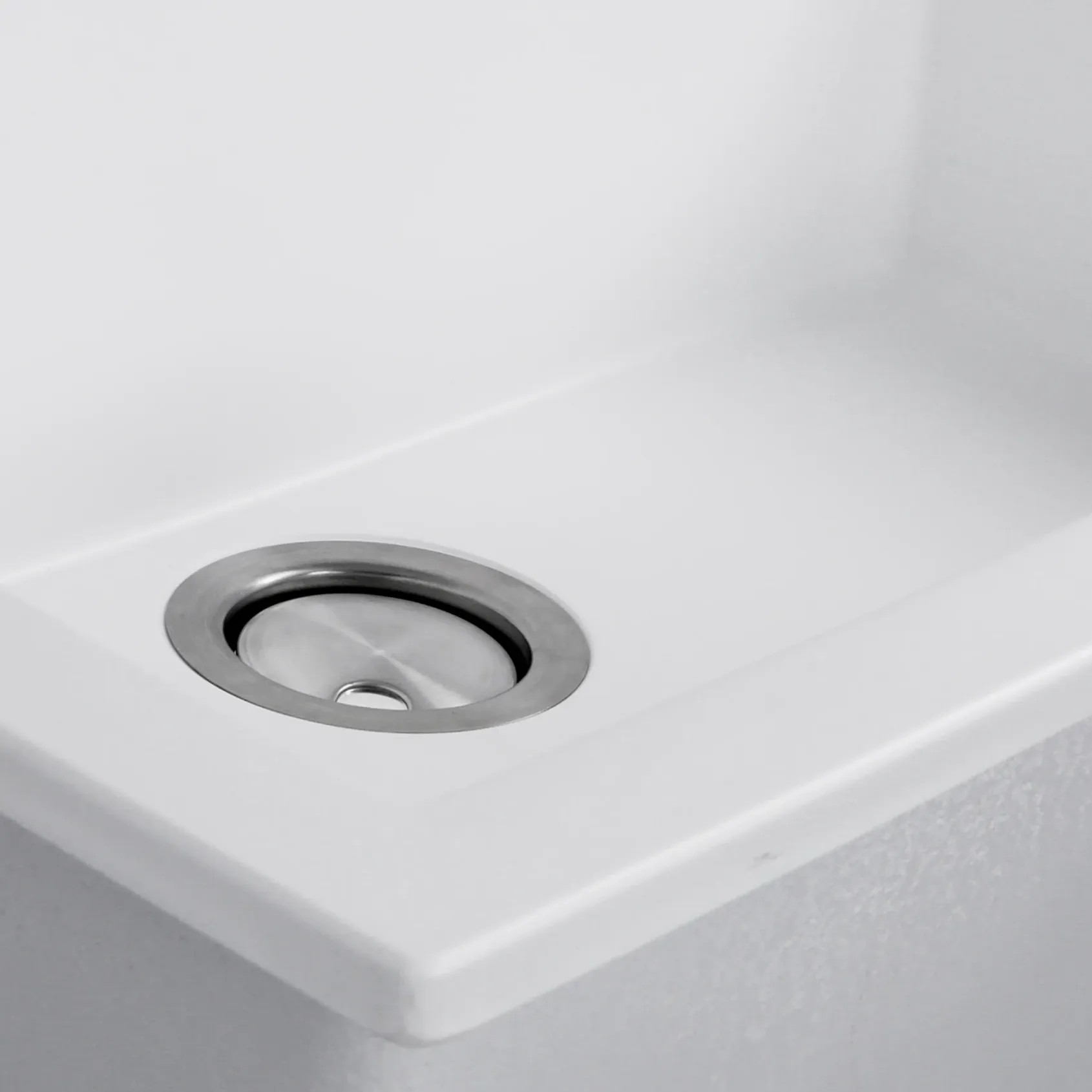 Nantucket Sinks Plymouth 27" Dual Mount Granite Composite Kitchen Sink with Accessories, White, PR2720-DM-W