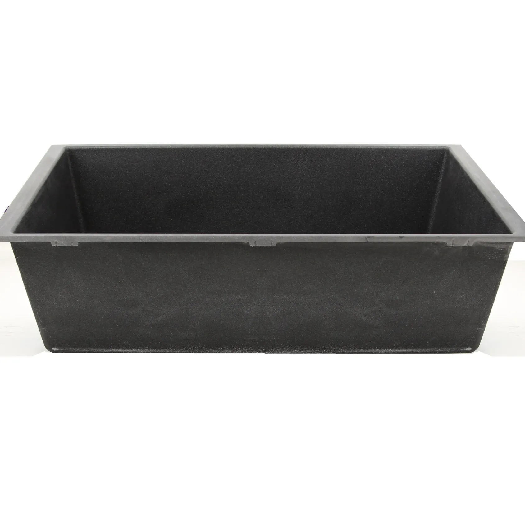 Nantucket Sinks Plymouth 33" Granite Composite Kitchen Sink, Black, PR3320-BL-UM