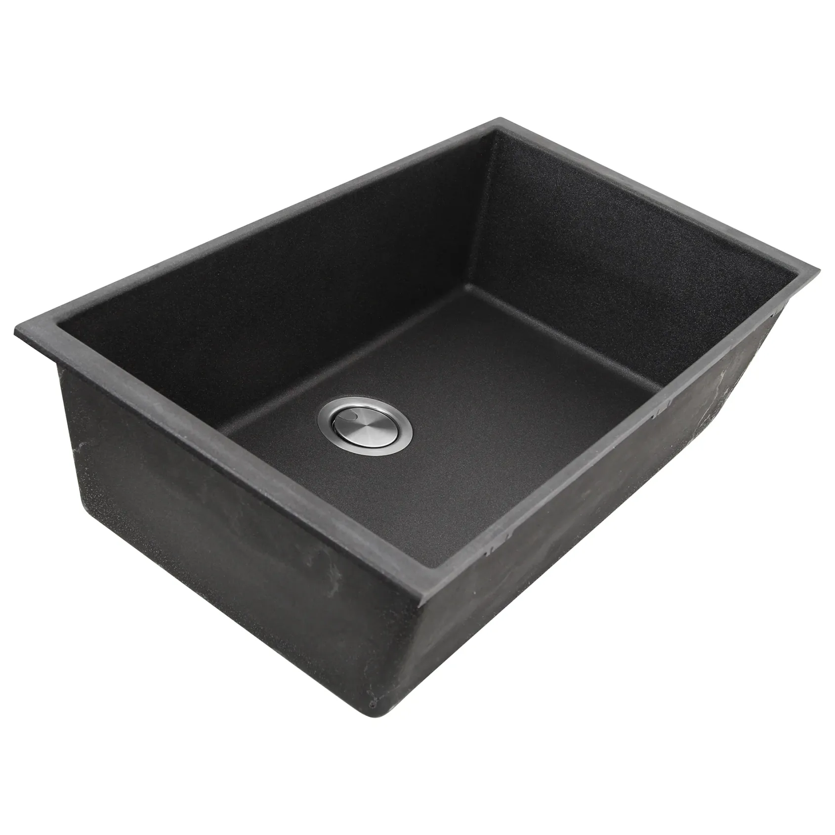 Nantucket Sinks Plymouth 33" Granite Composite Kitchen Sink, Black, PR3320-BL-UM