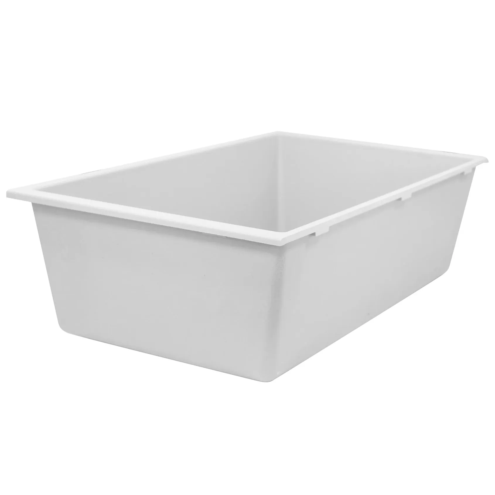 Nantucket Sinks Plymouth 33" Granite Composite Kitchen Sink, White, PR3320-W-UM